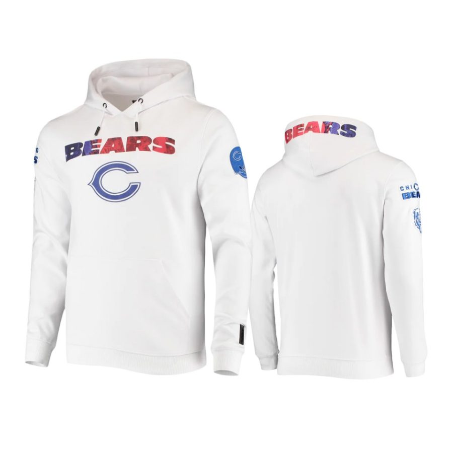 bears white americana pro standard hoodie