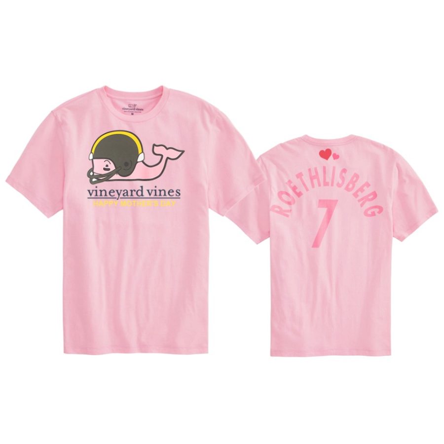 ben roethlisberger steelers pink mothers day t shirt