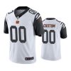 bengals 00 custom white color rush limited jersey