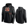 bengals black shade defender raglan pullover hoodie