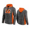 bengals charcoal orange instant replay pullover hoodie