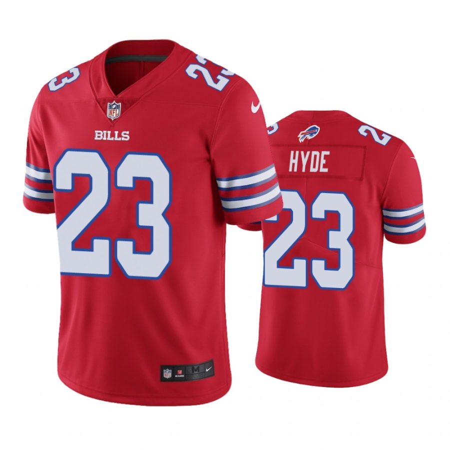 bills 23 micah hyde red color rush limited jersey