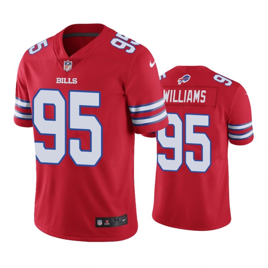 bills 95 kyle williams red color rush limited jersey