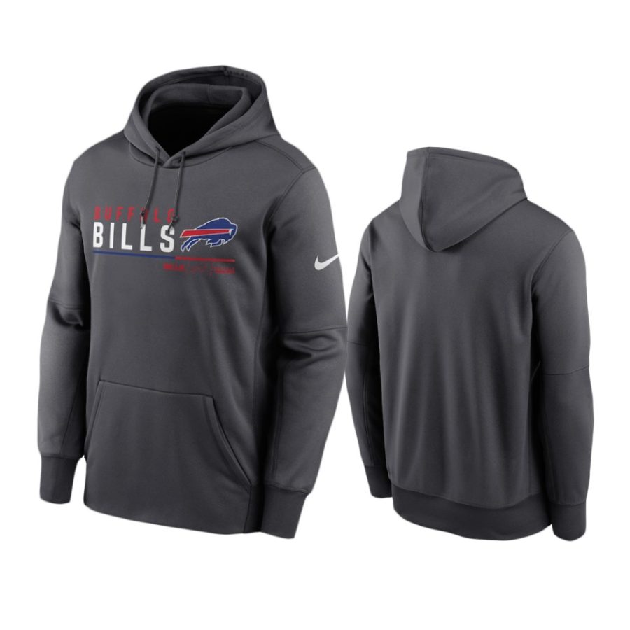 bills anthracite prime logo name split hoodie
