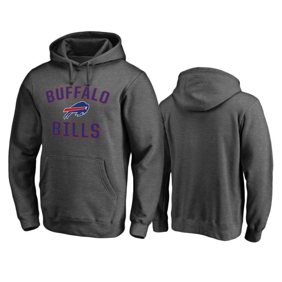 bills charcoal victory arch pullover hoodie