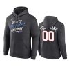 bills custom charcoal 2021 nfl playoffs hoodie