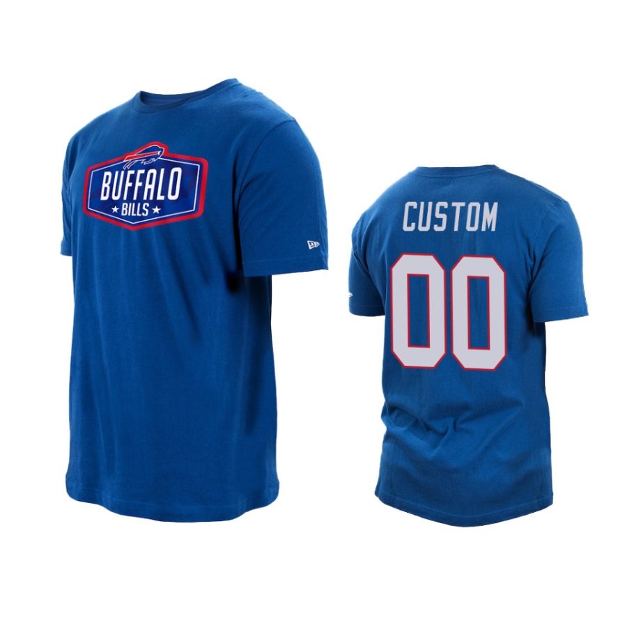 bills custom royal 2021 nfl draft hook t shirt