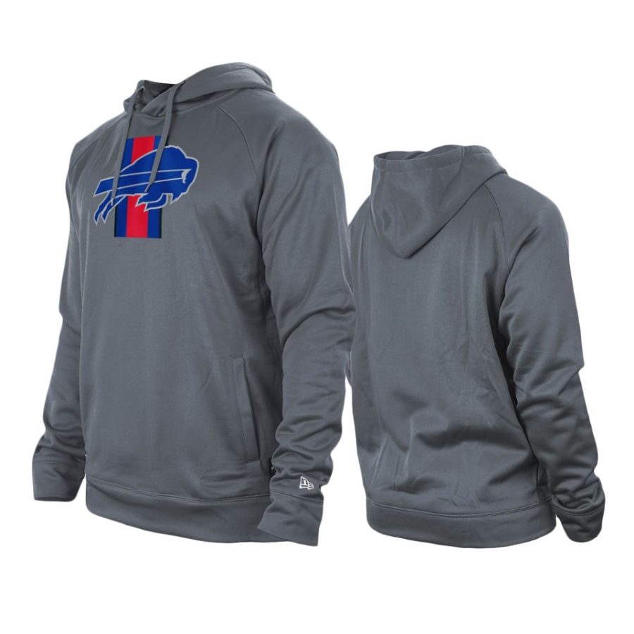 bills gray training camp raglan hoodie