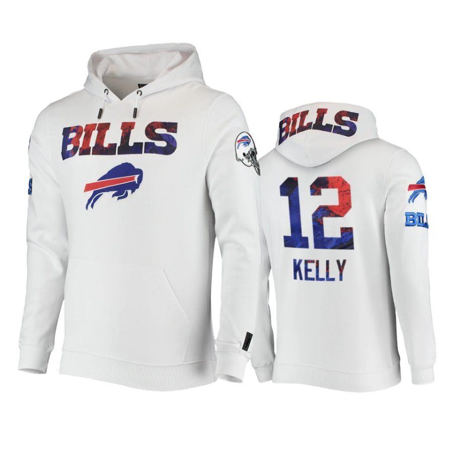 bills jim kelly white americana hoodie