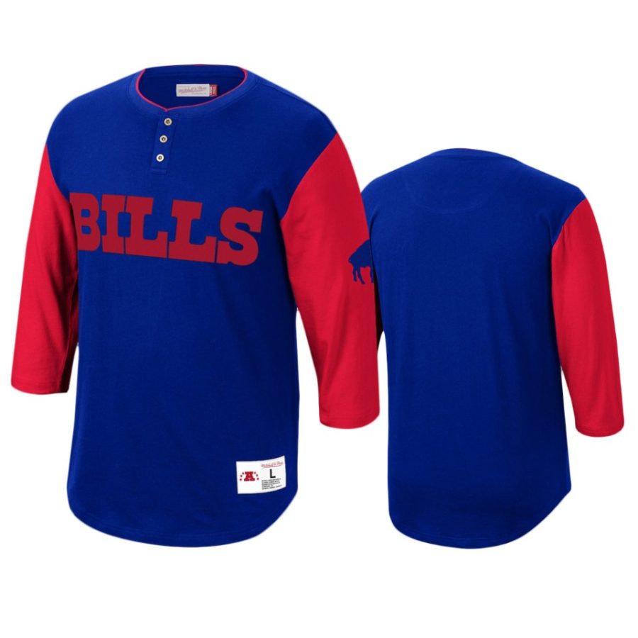 bills royal franchise player henley t shirt