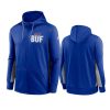 bills royal gray mascot performance full zip hoodie