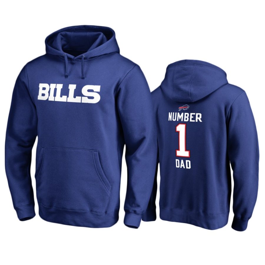 bills royal number 1 dad pullover hoodie