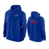 bills royal sideline club fleece hoodie