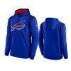 bills royal sideline logo performance hoodie