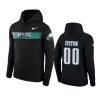 black custom sideline team hoodie