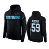 black luke kuechly sideline team hoodie