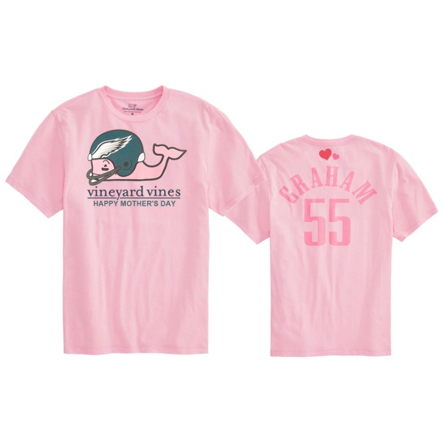 brandon graham eagles pink 2020 mothers day t shirt