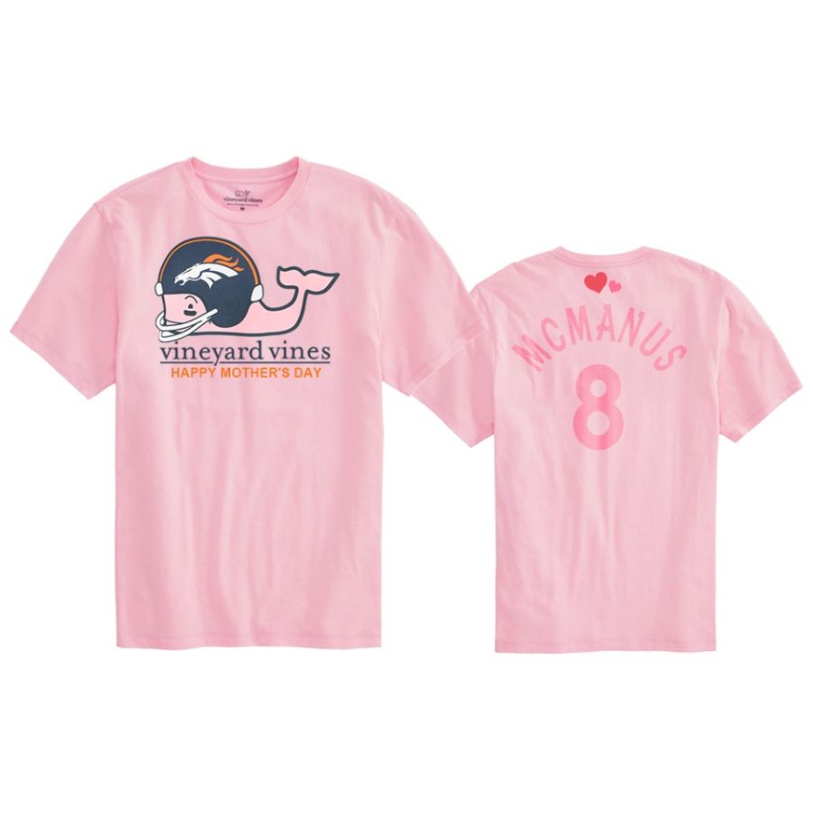 brandon mcmanus broncos pink mothers day t shirt