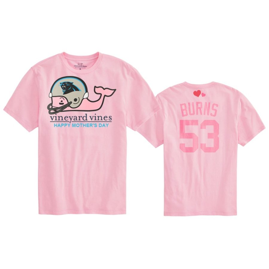 brian burns panthers pink mothers day t shirt