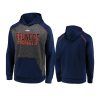 broncos charcoal navy game day ready chiller fleece pullover hoodie