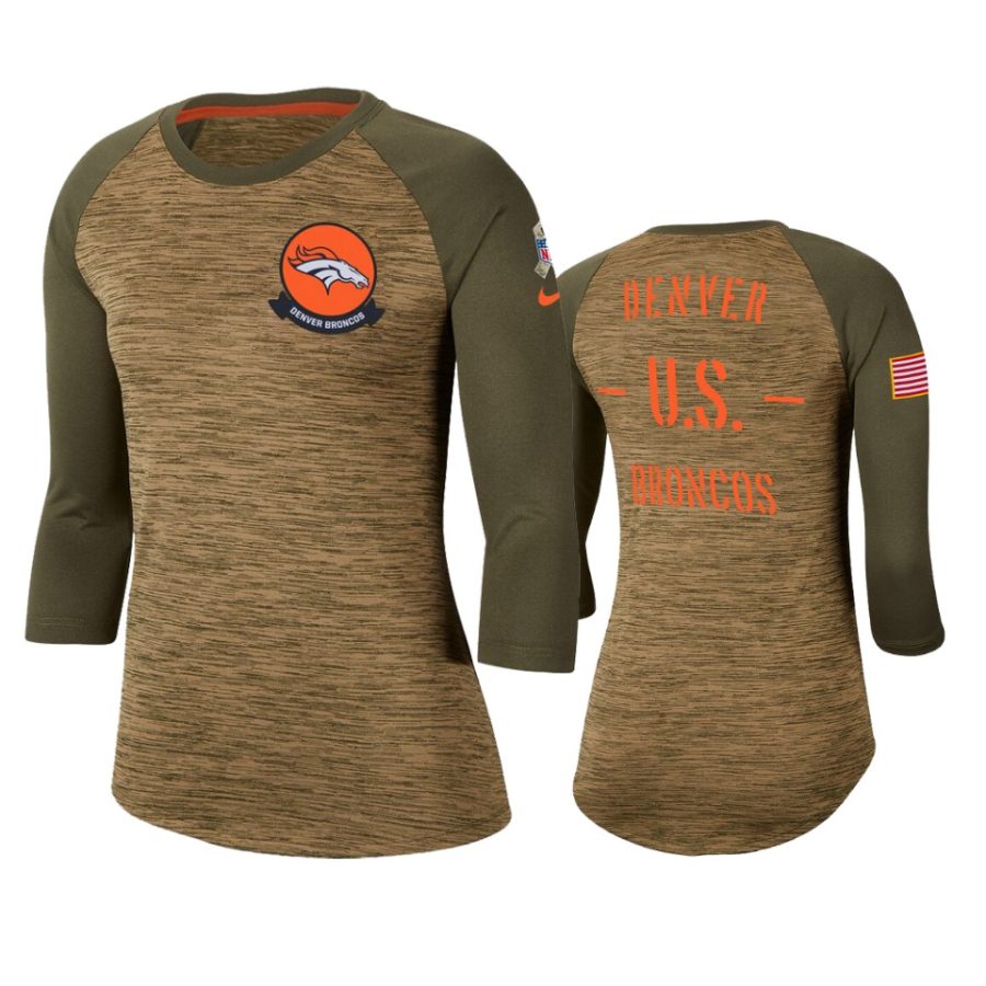 broncos khaki 2019 salute to service legend scoopneck raglan t shirt