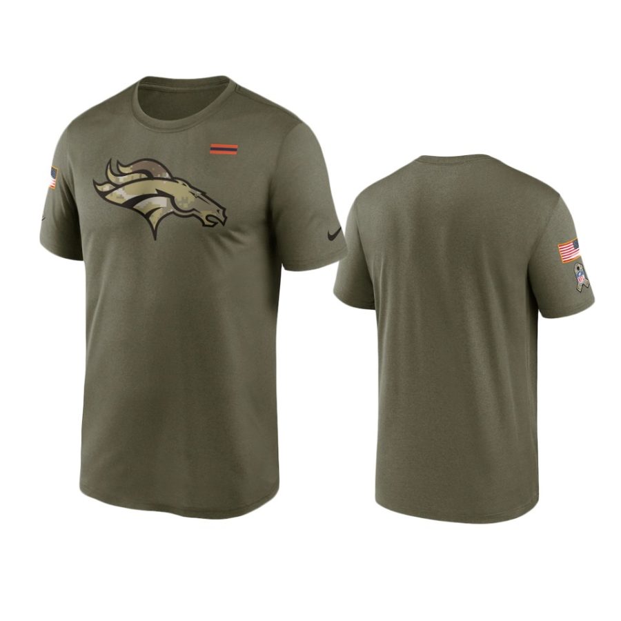 broncos olive 2021 salute to service legend performance t shirt