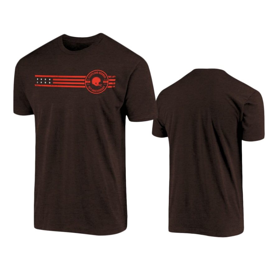 browns brown 75th anniversary t shirt