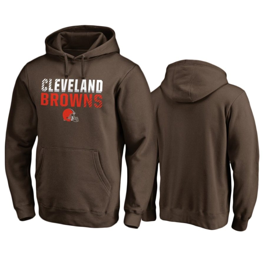 browns brown iconic fade out hoodie