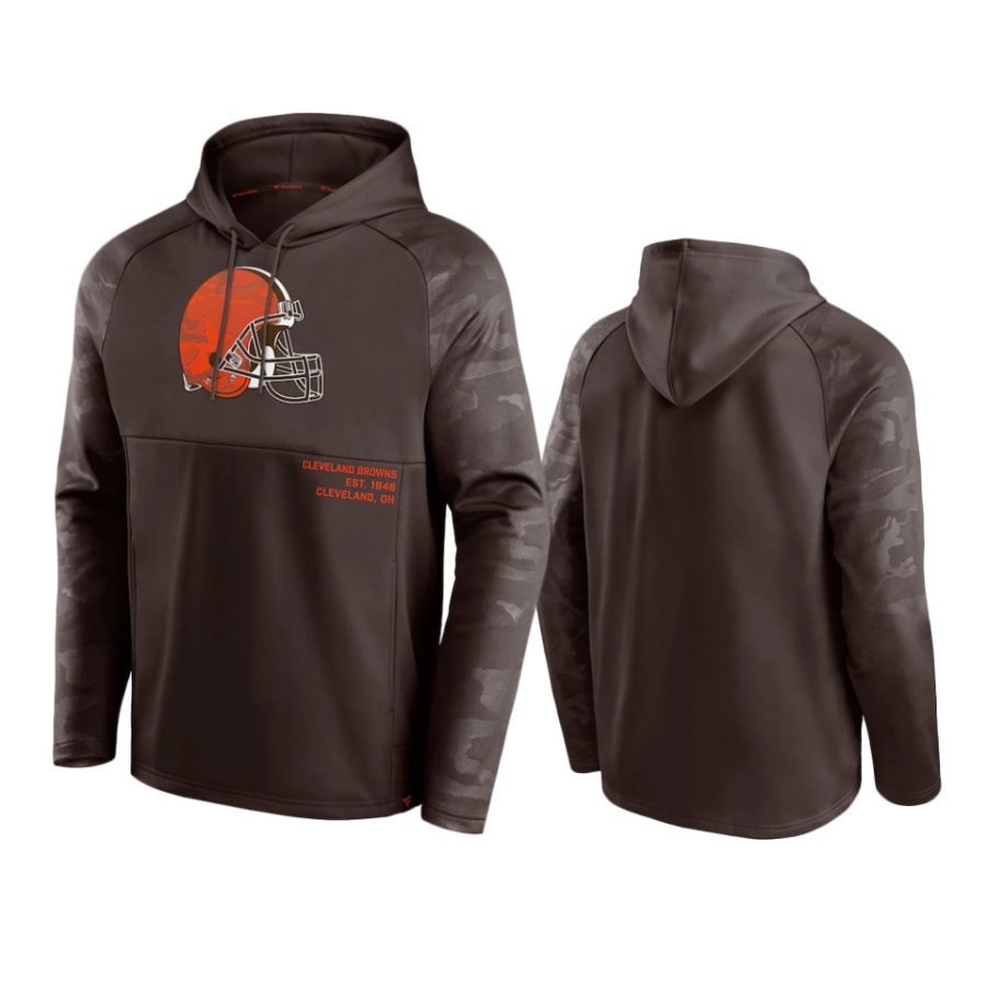 browns brown shade defender raglan pullover hoodie