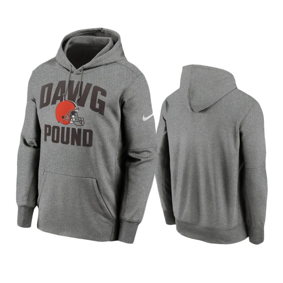 browns charcoal local pullover hoodie