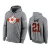 browns denzel ward heather gray 75th anniversary hoodie