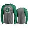 browns gray green st. patricks day celtic crew t shirt