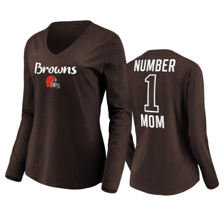 browns number one mom brown t shirt