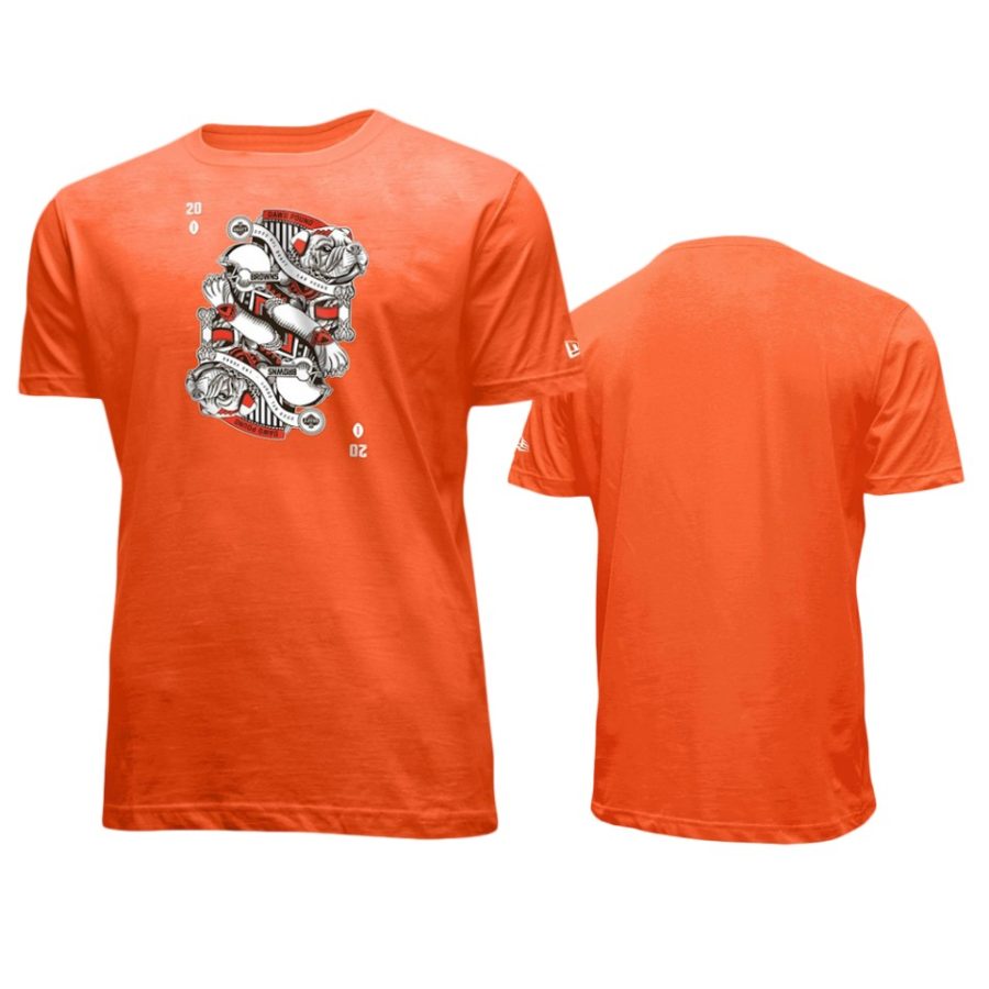 browns orange 2020 nfl draft card t shirt