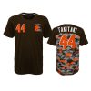 browns sione takitaki camo brown extra yardage t shirt