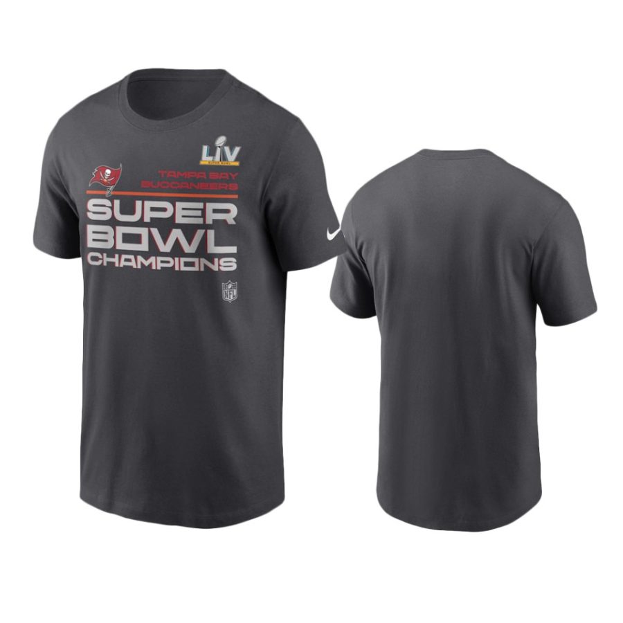 buccaneers anthracite super bowl lv champions trophy t shirt