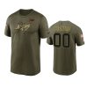 buccaneers custom olive 2021 salute to service t shirt