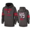 buccaneers devin white pewter team logo forever faithful hoodie