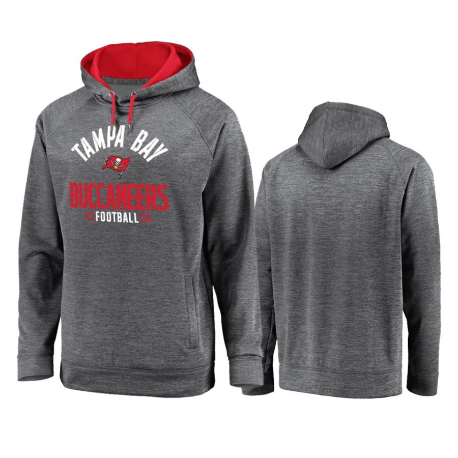 buccaneers gray battle charged raglan hoodie