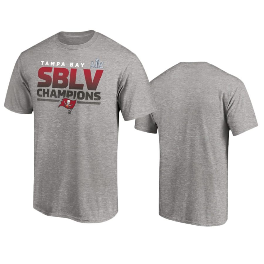 buccaneers gray super bowl lv champions kickoff t shirt