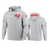 buccaneers heather gray logo hoodie