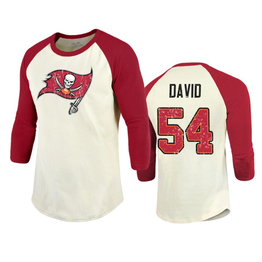 buccaneers lavonte david cream red vintage inspired t shirt