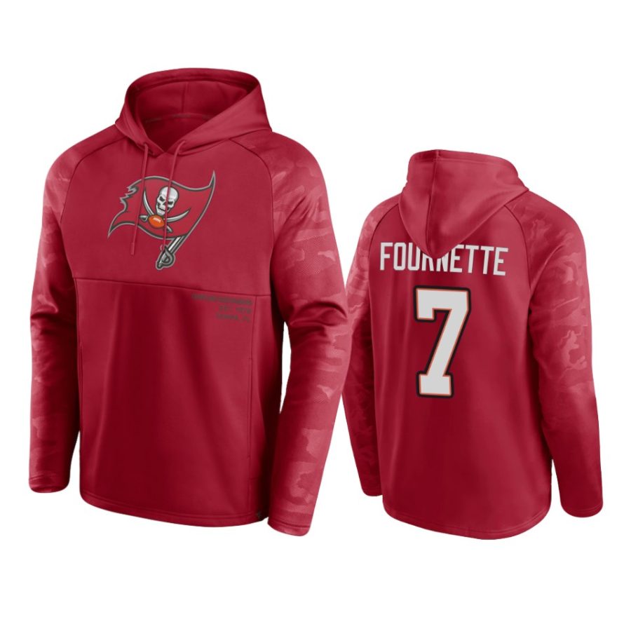 buccaneers leonard fournette red shade defender hoodie