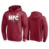 buccaneers red 2020 nfc champions pick six hoodie