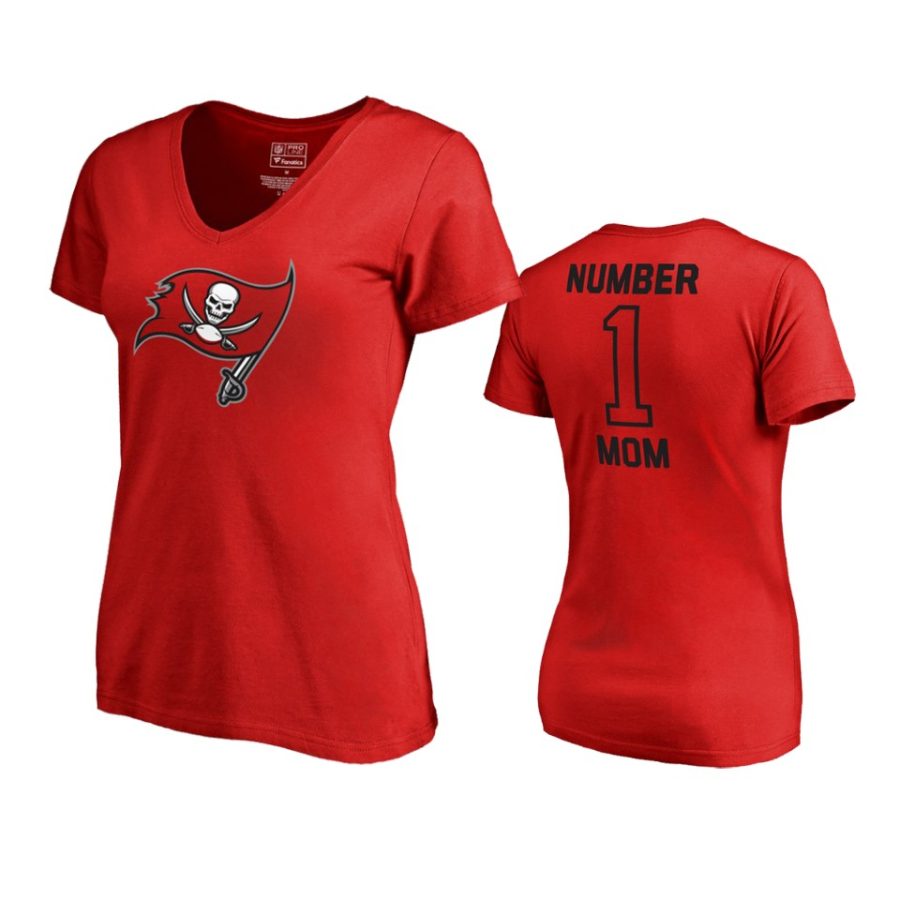 buccaneers red number one mom t shirt