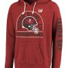 buccaneers red super bowl lv champions lateral hoodie