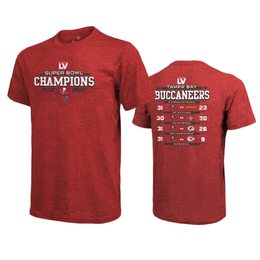 buccaneers red super bowl lv champions running back schedule t shirt