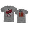 buccaneers tom brady all time passing leade gray player graphic t shirt