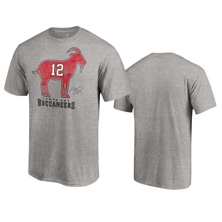 buccaneers tom brady gray goat t shirt