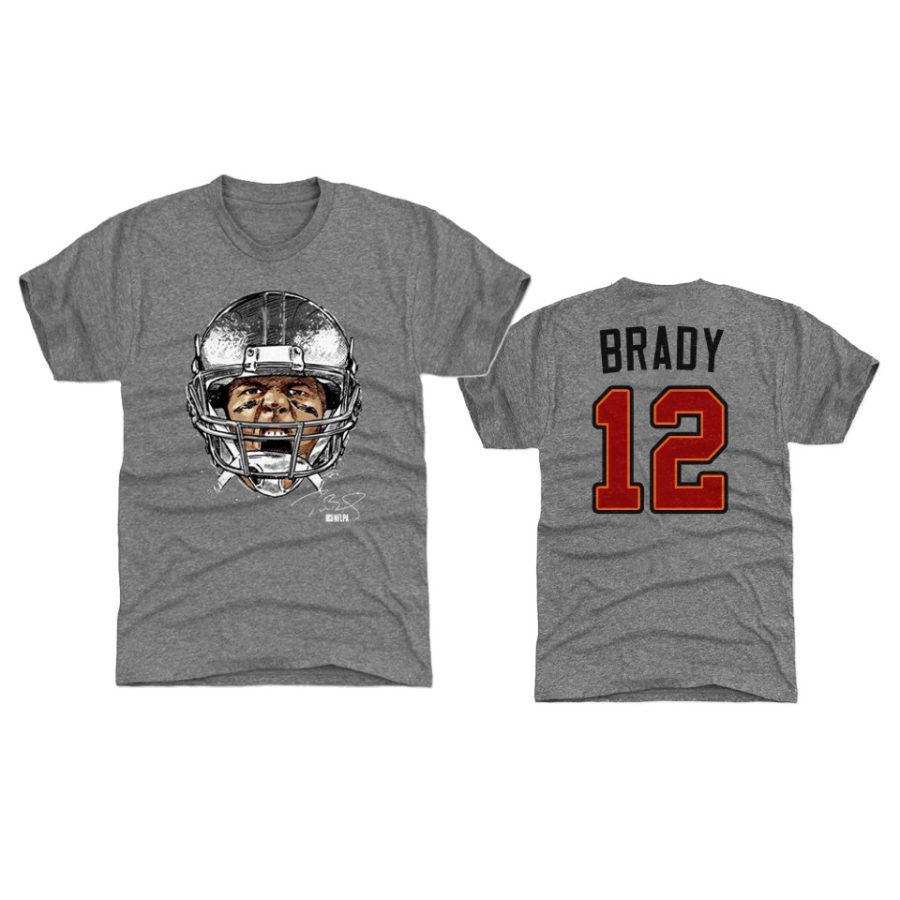 buccaneers tom brady longest touchdown pass gray t shirt